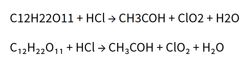 scientific inferior numbers in a chemical formula